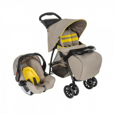 Carucior Mirage cu Travel System 2 in 1 Neon Sand Graco foto