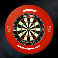 Protector perete pentru bord de darts, rosu, Winmau foto