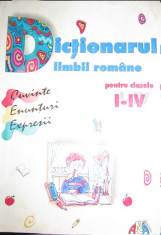 Dictionarul limbii romane, clasele I-IV foto