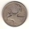 SV * Canada 25 CENTS 1942 (1) 5.83 grame ARGINT .800 Regele George VI