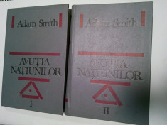 AVUTIA NATIUNILOR - ADAM SMITH - 2 volume - 1992 foto