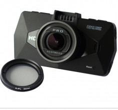 Camera Auto Super HD 2304x1296p,GPS,60 FPS,WDR si HDR,LDWS,Filtru CPL,A7LA70 foto