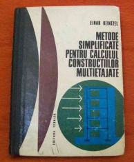 Metode simplificate pentru calculul constructiilor multietajate - Autor : Einar Keintzel - 68663 foto