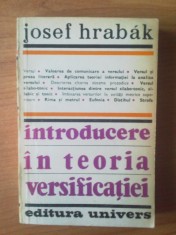 e0 Introducere in Teoria Versificatiei - Josef Hrabak