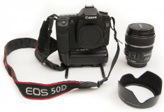 Canon 50D body + Grip + Declansator + Ob. 17-85 IS USM foto