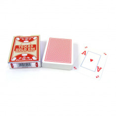 Carti poker VISION, COPAG, rosu, plastic 100%, silver range foto