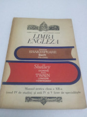 LIMBA ENGLEZA MANUAL PENTRU CLASA A XII-A/ 1969 foto