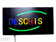 Reclama luminoasa LED de exterior Deschis cu animatie foto