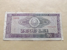 Romania 10 Lei 1966 - serie bancnota D.0349 - 050948 foto