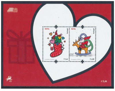 PORTUGALIA 2009 CRACIUN COLITA NESTAMPILATA foto