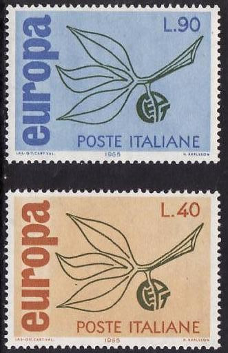 C4370 - Italia 1965 - cat.nr.928-9 neuzat,perfecta stare