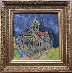 Vincent van Gogh - Biserica din Auvers foto