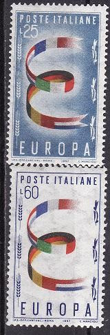 Italia 1957 - cat.nr.744-5 neuzat,perfecta stare