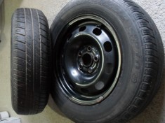 Jante tabla 14&amp;#039;&amp;#039; VW Golf 4 originale + Cauciucuri vara Dunlop 175/80 R14 foto