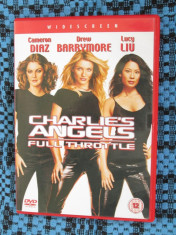 CHARLIE&amp;#039;S ANGELS - FULL THROTTLE - film ACTIUNE 1 DVD (original, CA NOU!!!) foto