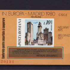 ROMANIA 1980 CSCE MADRID LP 1019