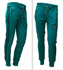 Pantaloni trening ADIDAS Slim Fit conic- Pantaloni Micro Fibra Silon - Model NOU foto