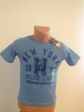 TRICOU COPII ORIGINAL REBEL/NEW YORK DE LA 7 ANI PANA LA 14 ANI -2 Modele, Bleu, Verde