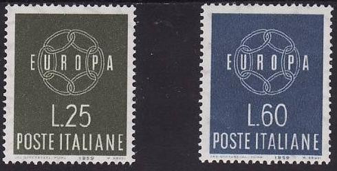 Italia 1960 - cat.nr.804-5 neuzat,perfecta stare