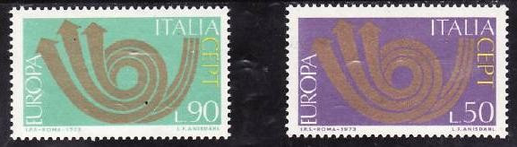 C355 - Italia 1973 - cat.nr.1140-1 neuzat,perfecta stare