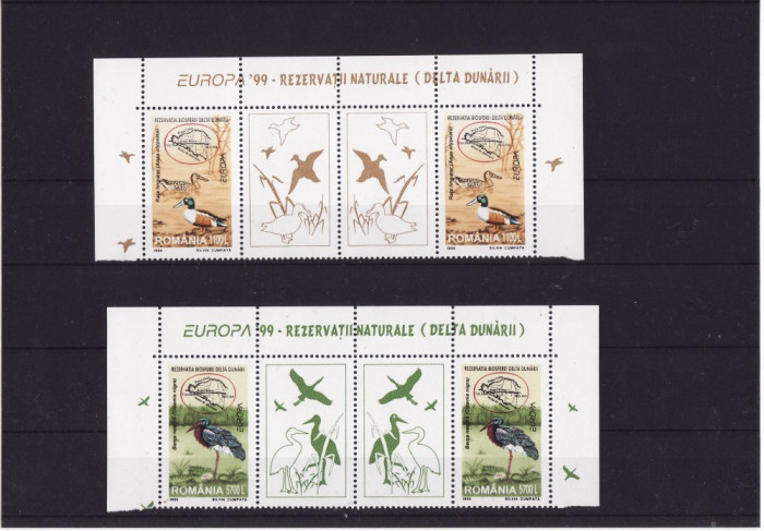 ROMANIA 1999 EUROPA CEPT - REZERVATII NATURALE