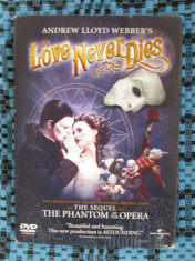 LOVE NEVER DIES - ANDREW LLOYD WEBBER - film musical 1 DVD (NOU, sigilat!!!) foto