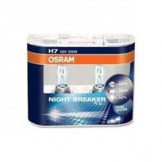 Osram H7 12V 55W Night Breaker Plus - Set 2 Becuri H7 foto