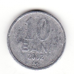 Moldova 10 bani 2002