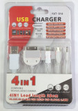 Cablu USB incarcare 4 in 1