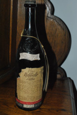 STICLA DE VIN VECHI DE COLECTIE NEBBIOLO D ALBA , BERSANO AN 1971 foto