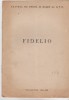 Bnk div Program - Teatrul de Opera si balet al RPR - Fidelio - 1954-1955