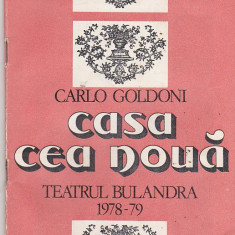 bnk div Program - Teatrul Bulandra - Casa cea noua - 1978-1979