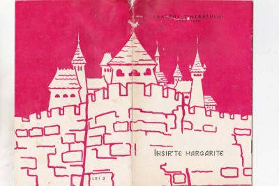 bnk div Program teatru - Teatrul Tineretului - Insir-te margarite - 1957-1958 foto