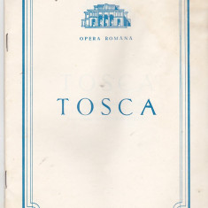 bnk div Program - Opera Romana - Tosca - 1981