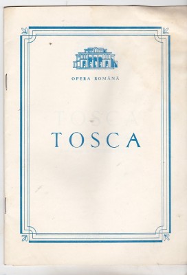 bnk div Program - Opera Romana - Tosca - 1981 foto