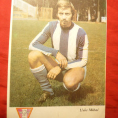 Fotografie Fotbal- Liviu Mihai -jucator CFR Cluj , dim. = 12x17 cm