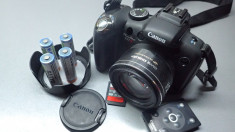 Canon PowerShot SX1 IS cu acumulatori si card memorie 8GB foto