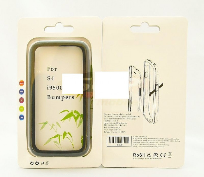 Bumper fit case Samsung I9500 Galaxy S4