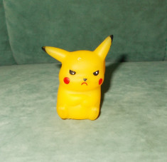 Jucarie Pikachu din film desen animat animatie Pokemon Nintendo, cauciuc, 5.5 cm foto