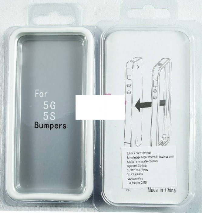 Bumper fit case iPhone 5S