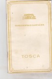 Bnk div Program - Teatrul de Opera si balet al RPR - Tosca - 1956-1957