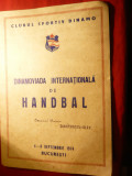 Dosar prezentare - Dinamoviada Internationala de Handbal -sept. 1974