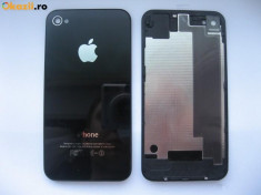 Carcasa Capac Spate Apple iPhone 4S Black foto