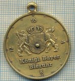 ATAM2001 MEDALIE 743 -Konigl. Bayer.Bieruhr - heraldica interesanta