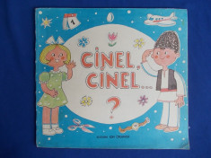 CINEL,CINEL..? ( GHICITORI PENTRU COPII ) * ILUSTRATII BURSCHI GRUDER - 1990 foto