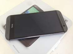 HTC ONE M8 GREY stare impecabila , necodat , pachet complet foto