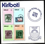 C5073 - Kiribati 1979 - bloc cat.nr.6 neuzat,perfecta stare, Nestampilat