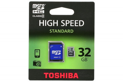 Card memorie micro-SD 32GB Toshiba foto