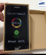 Telefon Mobil Galaxy Note 3 N9005 (Negru) 32 GB Flash, 128 gb slot card, SIGILAT foto