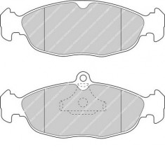 Placute de frana fata Opel Tigra - Ferodo foto